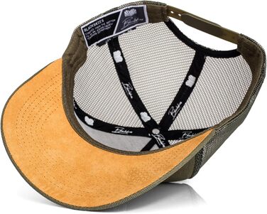 Кепка бейсболка Blackskies Essentials Trucker (Унісекс, зелено-коричнева) | Літо, вуличний стиль, кежуал