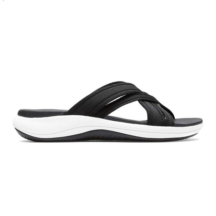 Сандалі Clarks Mira Isle жіночі чорні текстильні (37 EU) - зручне взуття для літа
