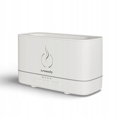 Ультразвуковий зволожувач повітря Aromatly Flame 2, білий, 20 мл/год