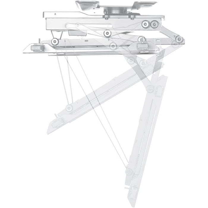 Кронштейн для телевізора на стелю HL47ML моторизований, похилий для LED/LCD 32-75
