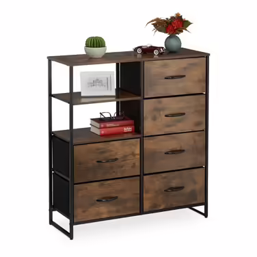 Relaxdays Chest of Drawers, 6 Drawers