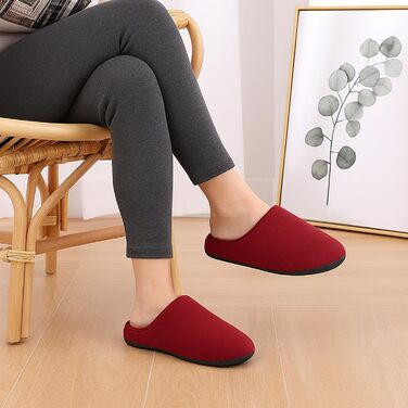 Теплі жіночі домашні тапочки Mishansha, кораловий колір, замша, зимові, розмір 36 EU, бордовий