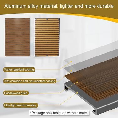 Насадка для переноски для собак з магнітами, алюміній, складана будка, декоративне зберігання, переноска для тварин, столик, горіх (тільки насадка) для переноски 91,4 см, для собак великих порід