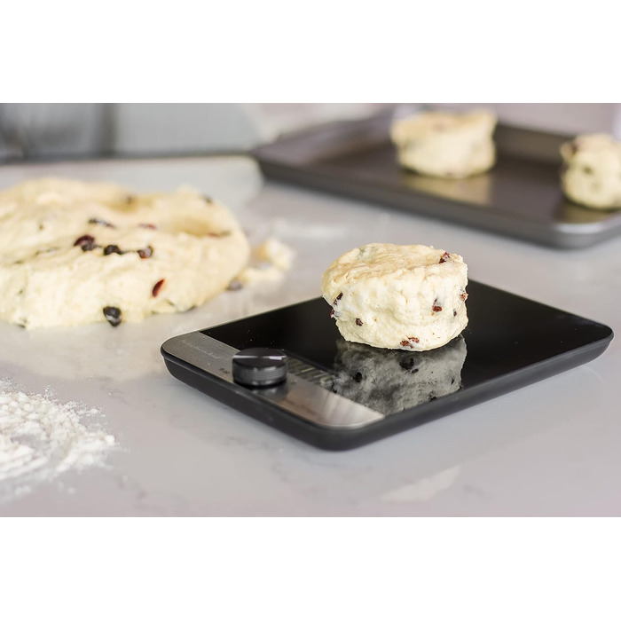 KitchenAid Digital Kitchen Scale with Glass Platform - Weighs Wet & Dry Ingredients - 5000g/5000ml Capacity