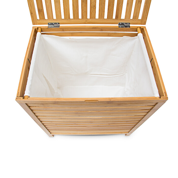 Relaxdays Laundry Chest Wood