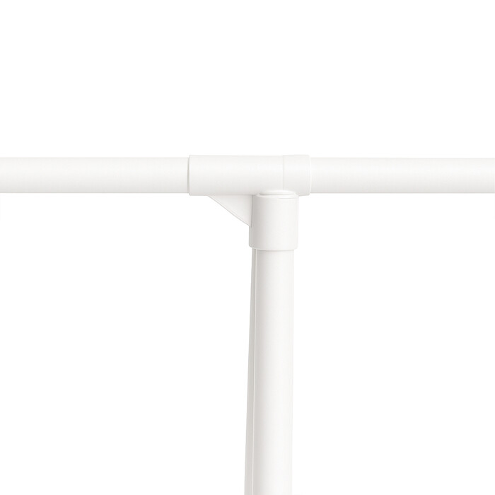 Relaxdays Clothes Rack with Wheels and 2 Shelves