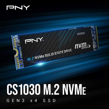 SSD PNY CS1030 1TB M.2 NVMe PCIe Gen3 x4 - Швидкий накопичувач для ПК