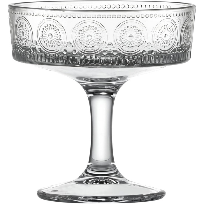 Набір келихів для коктейлів, 6 шт., 200 мл: келихи для еспресо, мартіні, купе для коктейлів, вечірок, Манхеттен, барні келихи