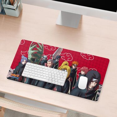 Килимок для миші Head Case Designs Naruto Shippuden Akatsuki XL (900x400 мм) для ігор, клавіатури, ПК