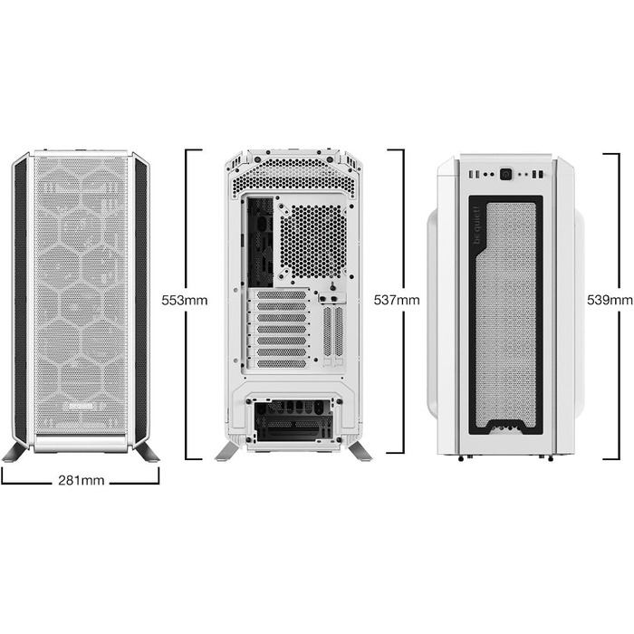 Корпус ПК be quiet! Silent Base 802 Window з 2 вентиляторами Pure Wings 2 та підтримкою радіаторів до 360 мм, 3-рівнева система керування вентиляторами
