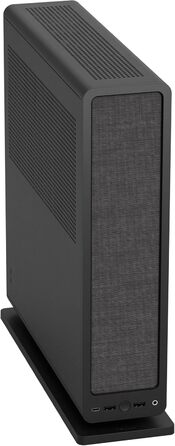 Корпус Fractal Design Ridge Black Mini-ITX для ігрового ПК з PCIe 4.0, 2 вентилятори 140мм PWM, USB Type-C