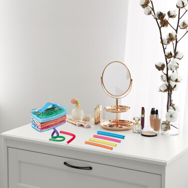 Relaxdays 48-Piece Curl Roller Set with Case