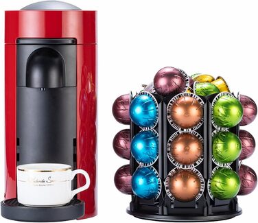 Організатор для капсул Nespresso Vertuo Carousel – чорний (60+ капсул)