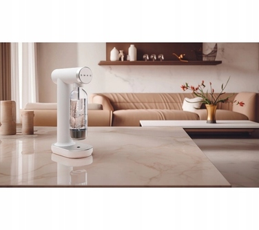 Сифон для газування води Smeg SKC01WHM, Білий + Пляшка 0,8 л