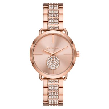 Жіночий годинник Michael Kors Portia (36 мм, мідно-золотий)