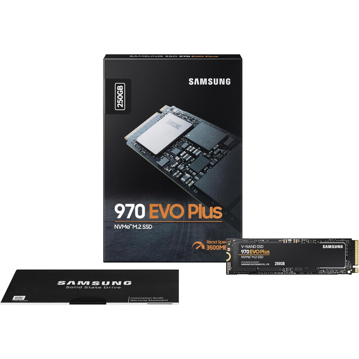 SSD Samsung 970 EVO Plus 250GB M.2 NVMe PCIe 3.0 - для геймінгу та графіки