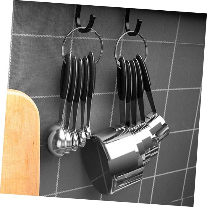 1 Measuring Cup Tool, Kitchen Cooking Spoon made of Steel, Teaspoon for Seasoning, Stainless Steel Flour, Practical Ingredient Spoons, Measurements, Weight, Metal Dry Scoop