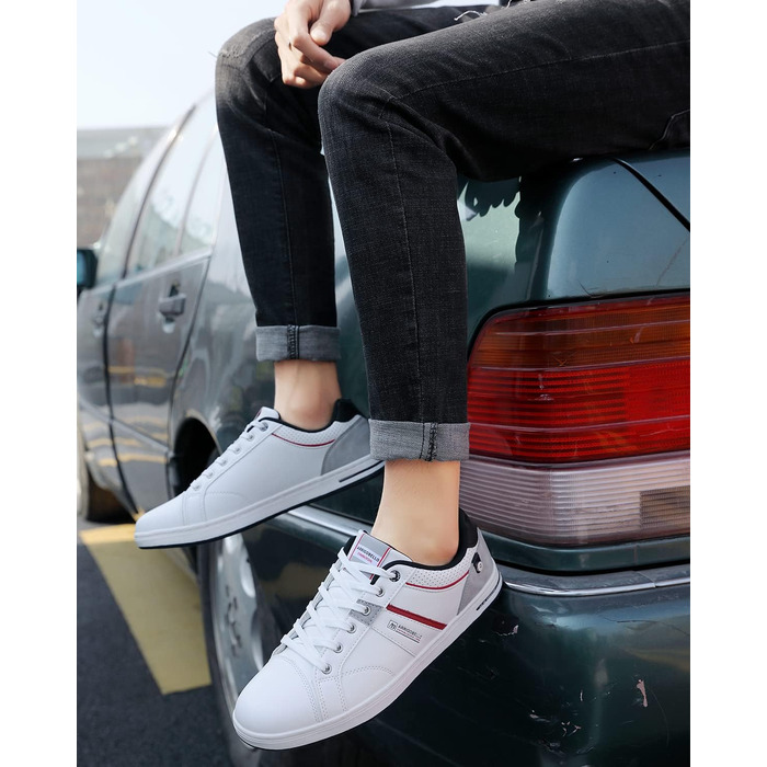 Чоловічі кросівки для активного відпочинку ARRIGO BELLO: легкі, зручні, з натуральної шкіри, розміри 41-46, білі