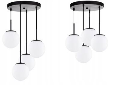 Підвісна люстра Elko-Lighting Milo, 4 точки освітлення, цоколь E27