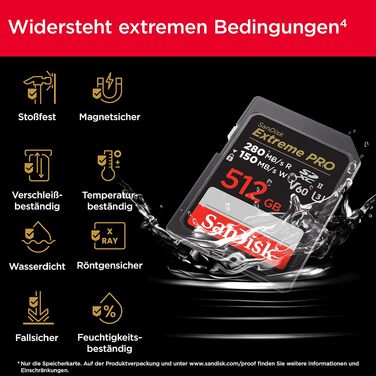 Карта пам'яті SanDisk Extreme PRO SDXC UHS-I 256GB V30 U3 (швидкість до 200 МБ/с, 4K UHD, QuickFlow)