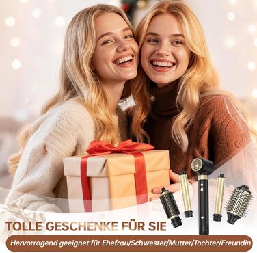 Webeauty Airstyler 7-в-1: Фен-щітка, плойка, випрямляч, 110000 об/хв, 25 м/с, 500 млн негативних іонів