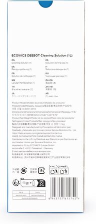 Робот-пилосос ECOVACS DEEBOT T30C Pro Omni GEN 2 з функцією миття, 15400Pa потужність всмоктування, автопорожнення, гаряча сушка, 200 хвилин роботи, ідеальний для шерсті тварин та килимів (T30C PRO Iteration), 1 л миючого розчину ECOVACS