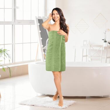 Набір банних рушників Utopia Towels (4 шт.), 69 x 137 см, шавлієвий зелений, 100% бавовна, висока поглинальна здатність