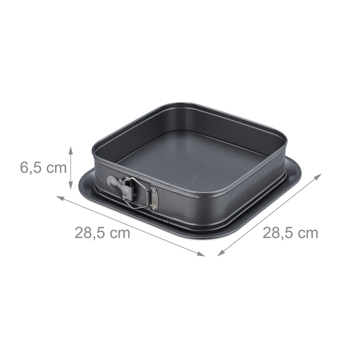 Relaxdays Square Springform with Leakage Protection