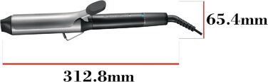 Плойка для волосся Remington Pro Big Curl CI5538: великі локони, 38 мм, захист, кераміка, турмалін, дисплей 210°C, чорна
