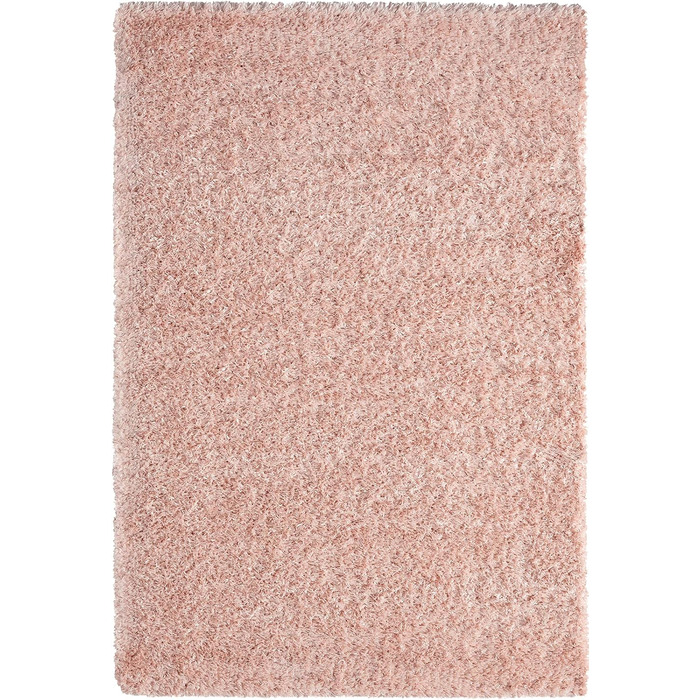 Килимок Mia's Teppiche Fiona для вітальні та спальні, 120x160 см, високий ворс (Рожевий)