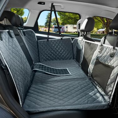 Захисний килимок для автосидіння собаки, водовідштовхувальний, анти-царапин, нековзний, сірий