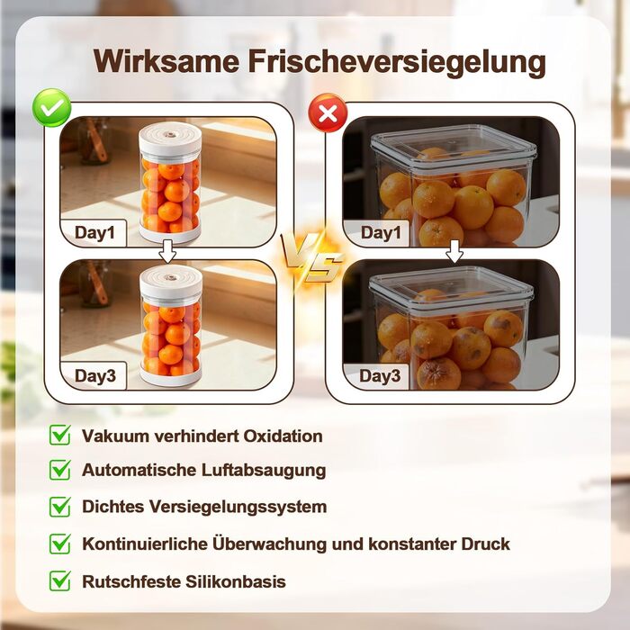 Герметичний контейнер для кави на 1100 мл з нержавіючої сталі, вакуумний, з клапаном, для кавових зерен, чаю, горіхів, печива, какао - білий