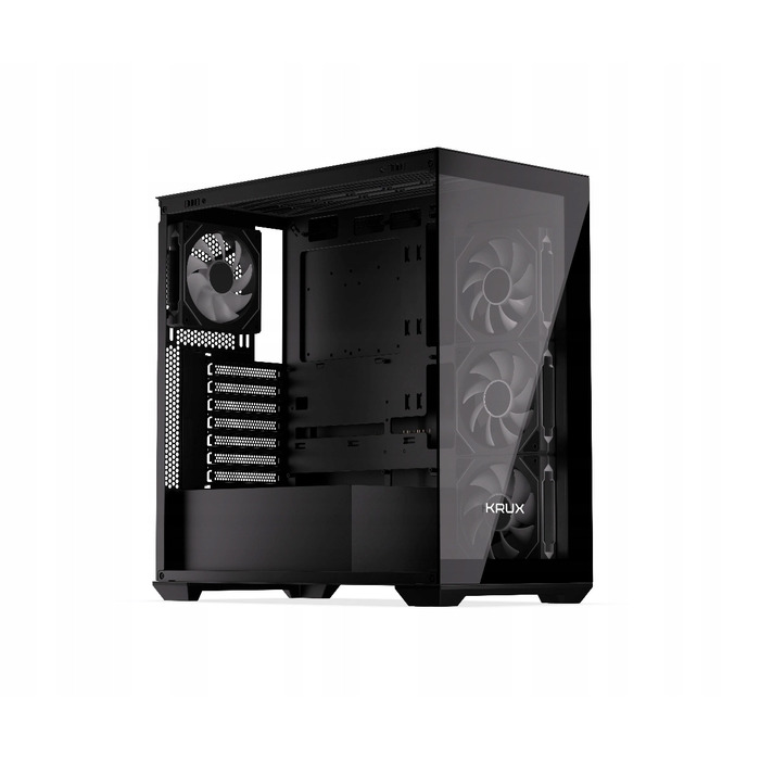 Корпус Krux Exo ARGB midi tower ATX, чорний
