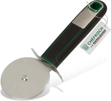 Ніж для клярів Fackelmann Chefkoch Premium – для ідеальних шніцелів та іншого – двосторонній: плоский для панірування та з рифленням для текстури – алюміній, довжина: 26,5 см