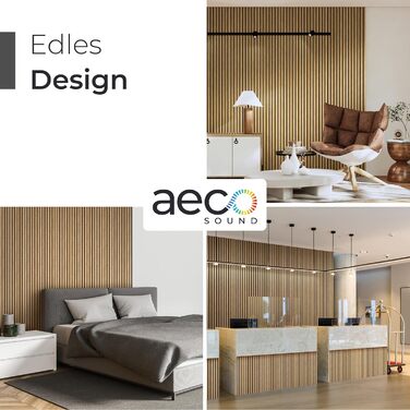 Акустичні стенові панелі з натурального дуба та чорного фетру, 120x60 см, набір 4 шт. — 3D панелі для шумоізоляції та оздоблення стін