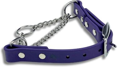 Нашийник для собак Artingale від JI HODGES, біотана, невеликий розмір (фіолетовий), професійна якість, не дає тягнути