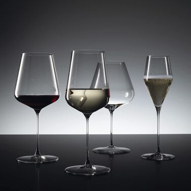 Spiegelau Champagne Glasses 250 ml, 2 Pieces, Definition, 1350169, Crystal Glass Sparkling Wine Glasses, Champagne Glasses Dishwasher Safe