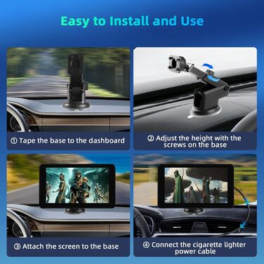 Бездротовий CarPlay дисплей 7