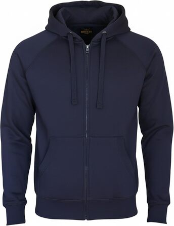 Світшот ROCK-IT з капюшоном Slim Fit для чоловіків, Heavy Hoodie на блискавці, Ziphood, Workerhoodie, чорний, червоний, зелений, темно-синій, темно-сірий, синій, XXL [S-3XL]