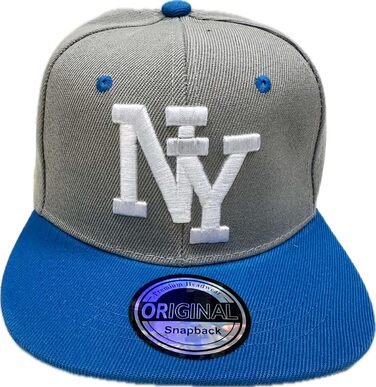 Кепка Snapback USA з графіті стилем, сіро-бірюзова, універсальний розмір