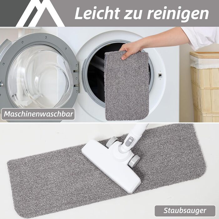 Коричневі килимки на сходи COSY HOMEER, 15 шт., 70x22 см, самоклеючі, машинного прання, 100% поліестер, TPE-підкладка, безпечні для дітей та домашніх тварин