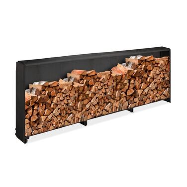 Relaxdays Firewood Rack with Cover