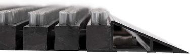 При Entrance килимок для бруду Floordirekt Power Brush, універсальний килимок для вхідних дверей (зовні та всередині), сірий, 50 x 80 см
