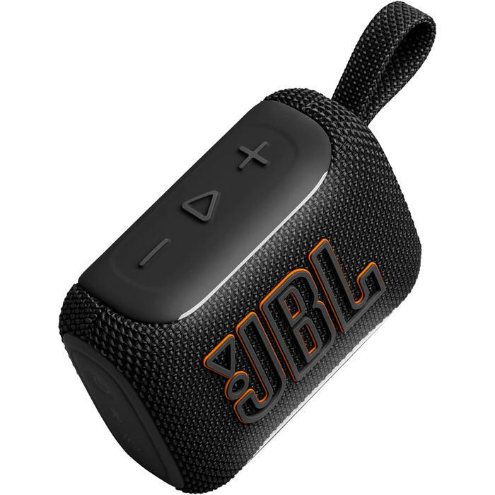 JBL GO 5: Портативна Bluetooth колонка, чорна. Водонепроникна, до 10 годин роботи, потужний бас