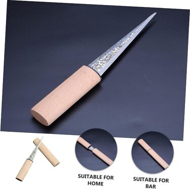 Amosfun Ice Skates Tea Cake Tool Ice Breaker Tool Bartender Ice Pick Tapered Ice Pick Ice Cubes Ice Molds Ice Picker with Handle Stainless Steel Khaki
