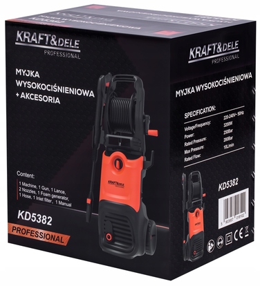 Мийка високого тиску Kraft&Dele 250 бар, 3200 Вт