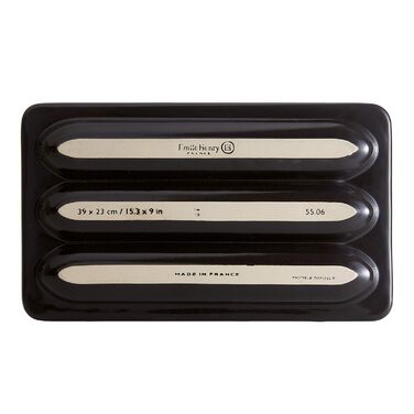 Форма для випічки багетів Interhal E-box 390x240 мм (вугільний)
