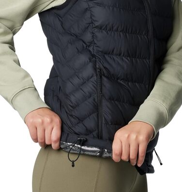Колубія Powder Lite Vest - тепла степвеста для жінок (XL, Чорний)