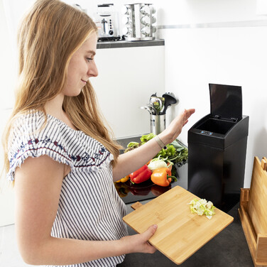 Relaxdays Sensor Trash Can with Inner Bucket