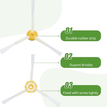 Набір аксесуарів для iRobot Roomba 675: фільтри, щітки, інструменти для чищення